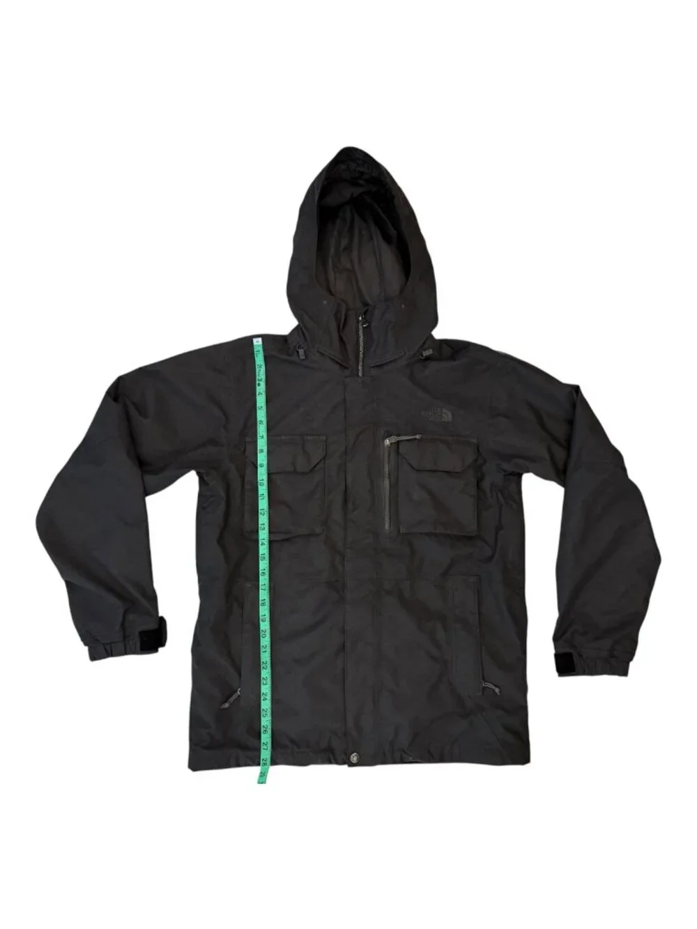 The North Face Men's HyVent Cargo Parka Mountain Jacket Medium Black Fall 2013